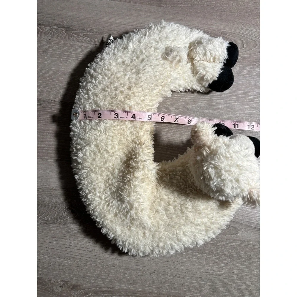 Spa Comforts Lamb Microwaveable Neck Wrap Plush Sheep Rice Filled Pillow Comfort